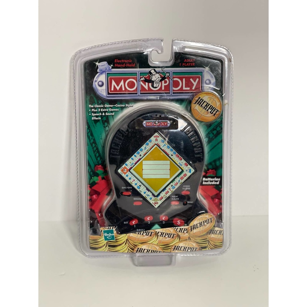 Monopoly Vintage Jackpot 1999 Hasbro Electronic Hand Held Game B9